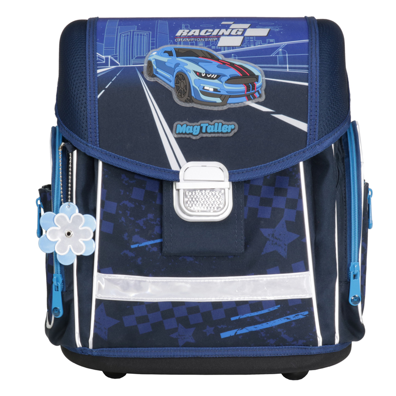 Ранец MagTaller EVO "Racing blue" 37*30*21см, 1 отделение, 3 кармана, эргономичная спинка