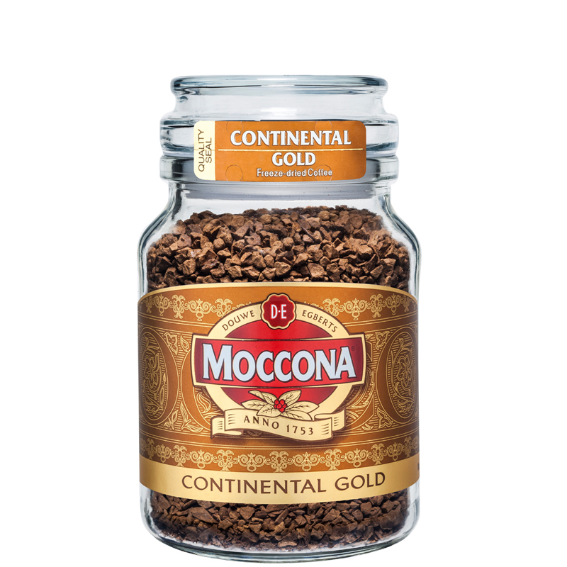 Кофе растворимый Moccona "Continental Gold", стеклянная банка, 95г