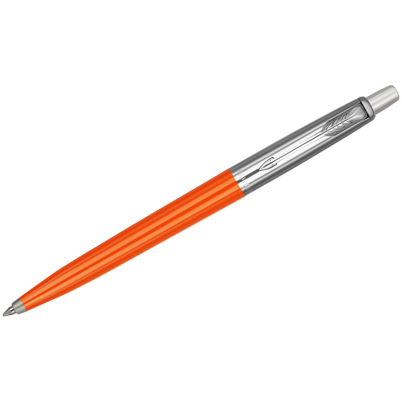 Ручка шариковая Parker "Jotter Originals Orange Chrome CT" синяя, 0,8мм, кнопочн., подарочная упаковка