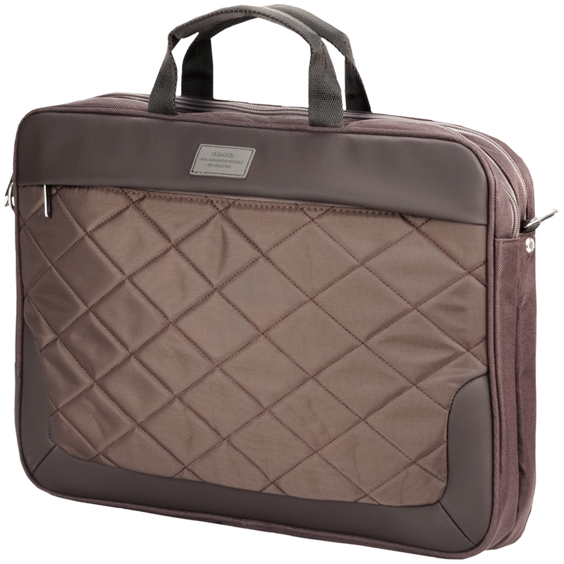 Сумка для ноутбука 15,6"-16" Sumdex PON-322BR полиэстер, коричневый, 400*305*76мм