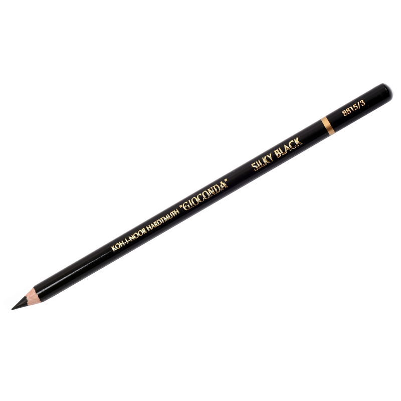 Карандаш художественный Koh-I-Noor "Gioconda Silky 8815" H, черный матовый, заточен. (ПОД ЗАКАЗ)