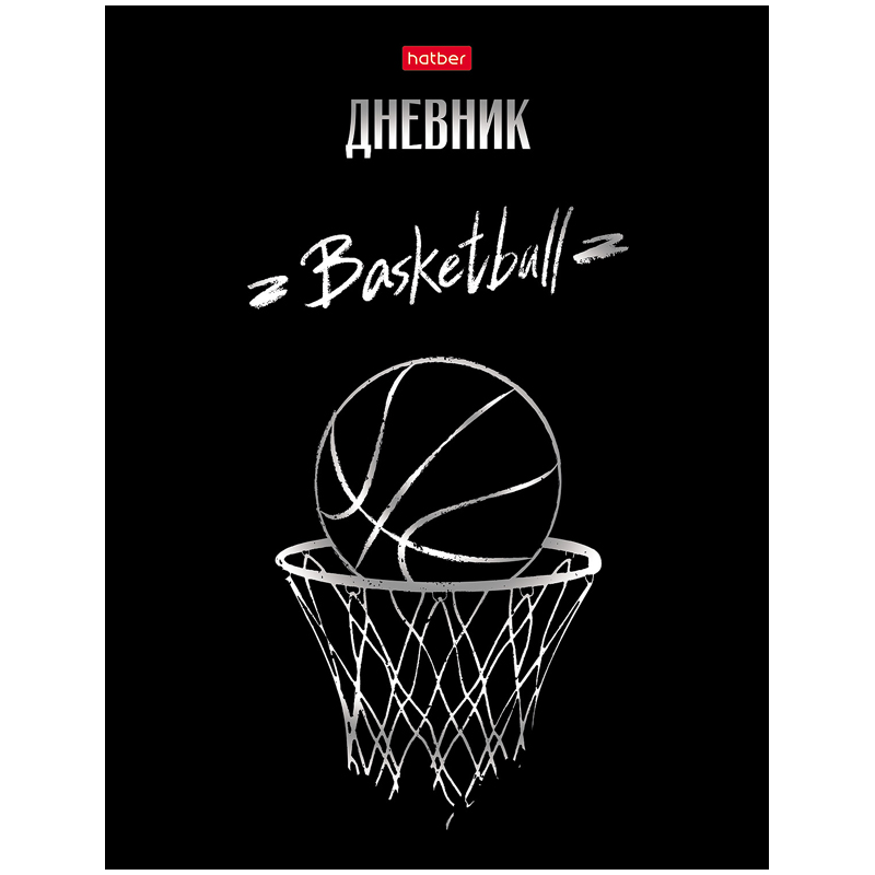 Дневник 1-11 кл. 40л. (твердый) "Basketball", глянцевая ламинация, тиснение фольгой, двухцветный бло