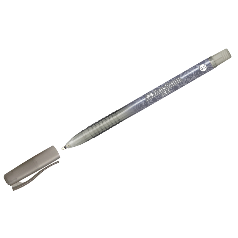 Ручка шариковая Faber-Castell "CX5", черная, 0,5мм