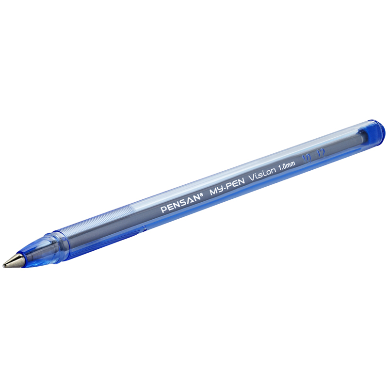 Ручка шариковая PenSan "My pen" синяя, 1,0мм, грипп