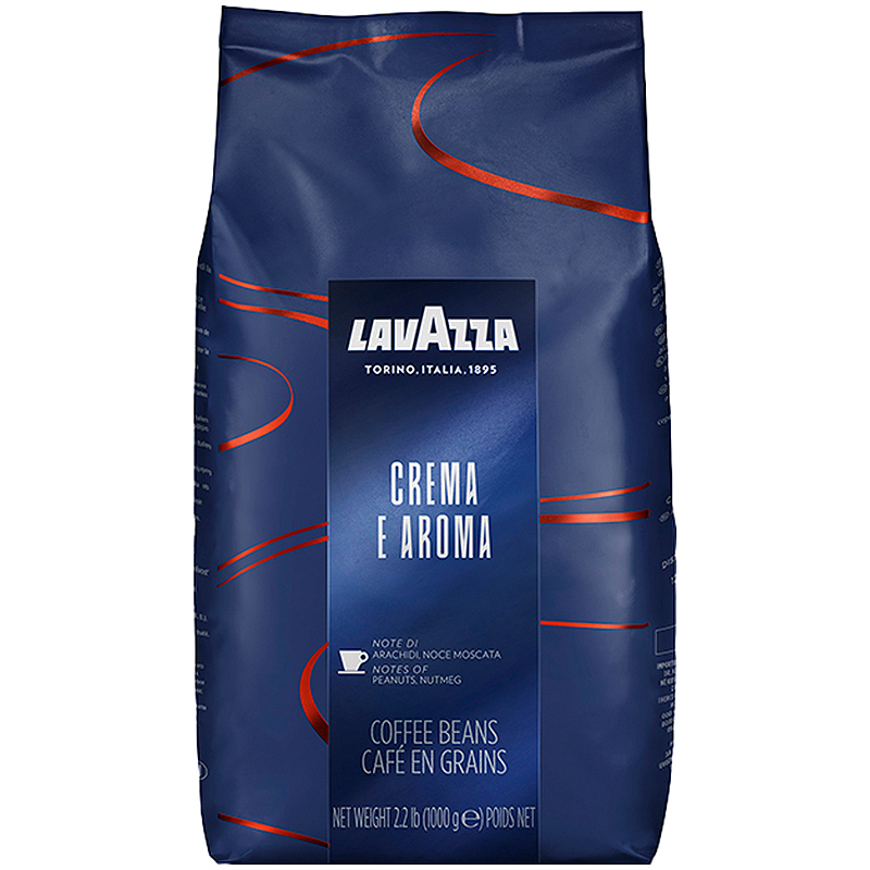 Кофе в зернах Lavazza "Crema e Aroma Espresso", вакуумный пакет, 1кг