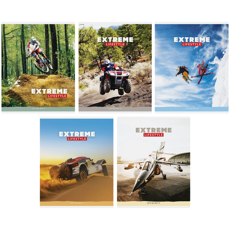 Тетрадь 48л., А5, клетка ArtSpace "Спорт. Extreme lifestyle"