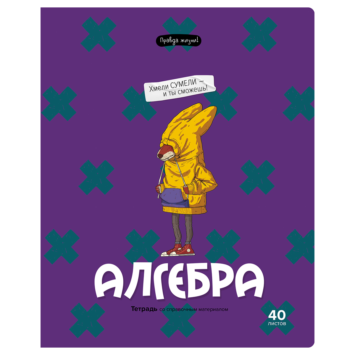 Тетрадь предметная 40л. BG "Правда жизни" - Алгебра