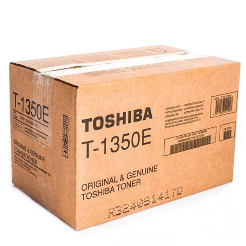 Тонер ориг. Toshiba T-1350Е (2леп., 180гр.) черный для 1340/1350/1360/1370 (4300стр)