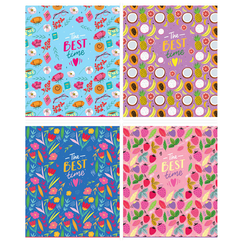 Тетрадь 48л., А5, клетка ArtSpace "Узоры. Sweet pattern", суперэконом