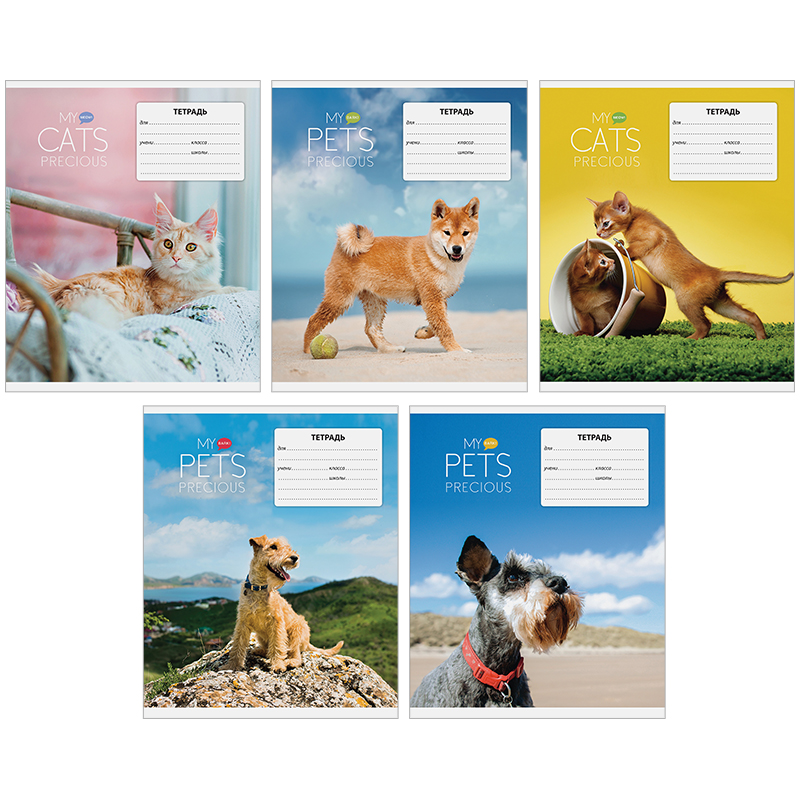 Тетрадь 12л., линия ArtSpace "Питомцы. My pets"