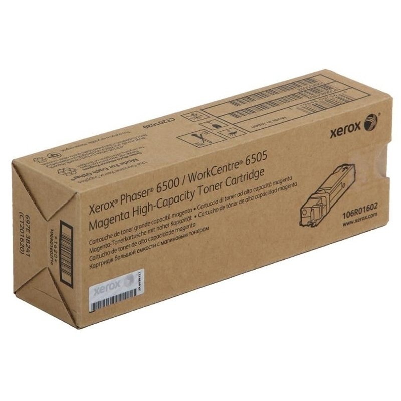 Тонер-картридж ориг. Xerox 106R01602 пурпурный для Phaser 6500/WC6505 (2,5K)