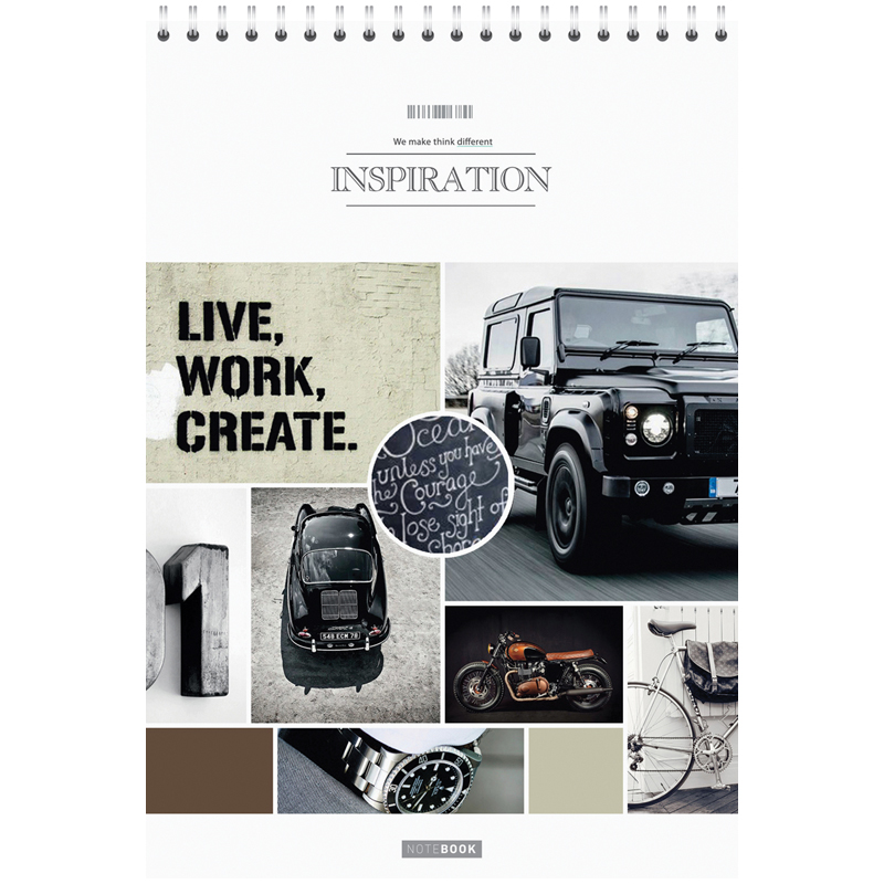 Блокнот А4 60л. на гребне ArtSpace "Стиль. Inspiration"
