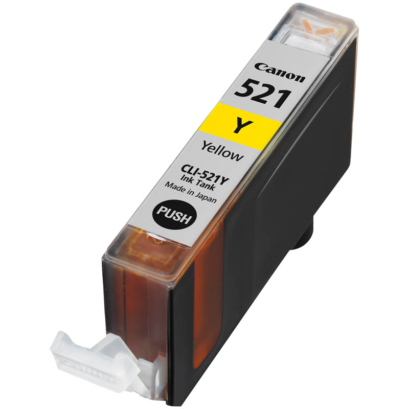Картридж ориг. Canon CLI-521Y желтый для Canon PIXMA iP-3600/4600/MP-540/620/630/980 (530стр)