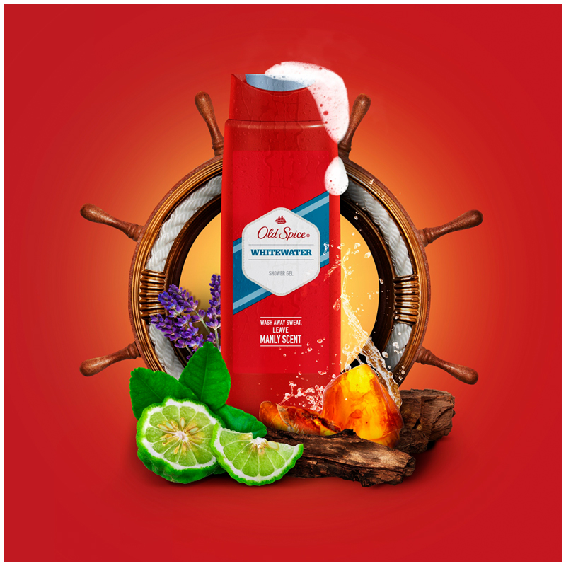 Гель для душа Old Spice "WhiteWater", 250мл