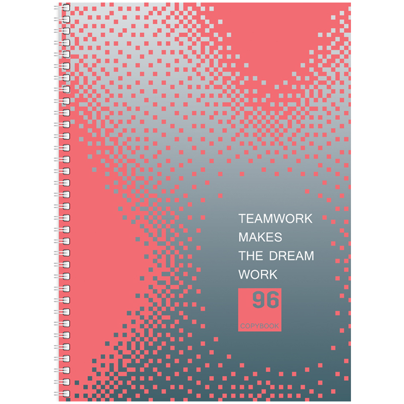 Тетрадь 96л., А4, клетка, на гребне BG "Dream work"