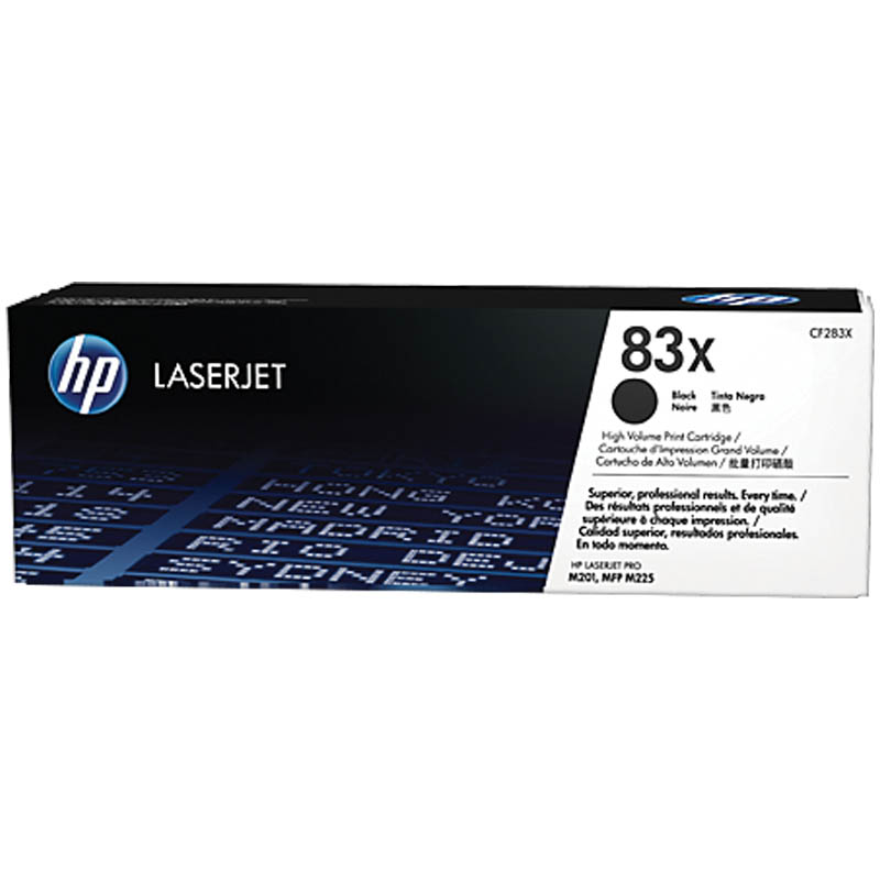 Картридж ориг. HP CF283X (№83X) черный для LJ Pro M201/MFP M225 (2200стр)