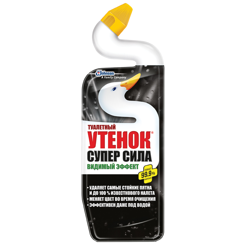Средство для туалета Туалетный утенок "Супер сила. Видимый эффект", 750мл