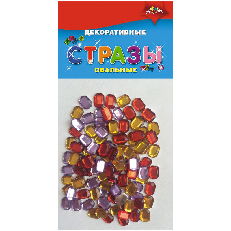 Материал декоративный Апплика "Стразы. Овальные"