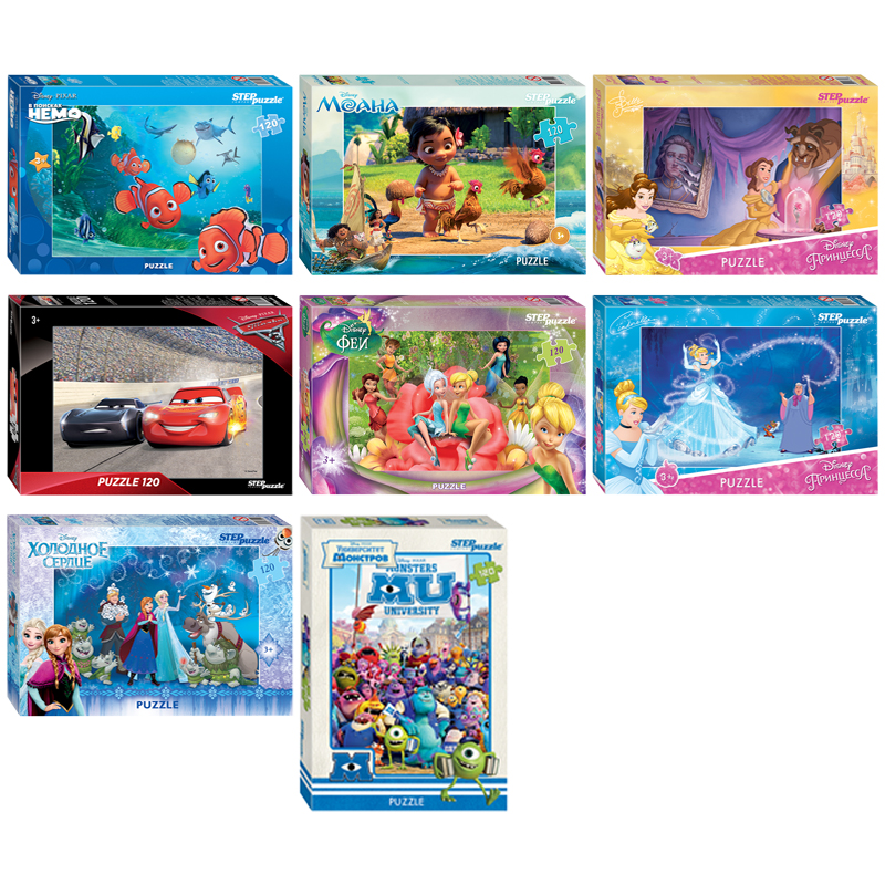 Пазл  120 эл. Step Puzzle "Disney - 4", ассорти