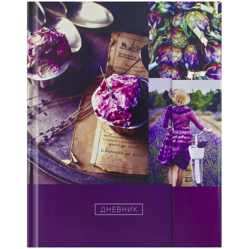 Дневник 1-11 кл. 48л. (твердый) ArtSpace "Violet style", тонир. блок, ляссе,магн. клапан, тиснение