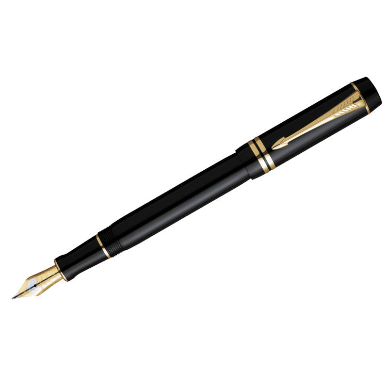 Ручка перьевая Parker "Duofold Black GT " 0,8мм, подар. уп.