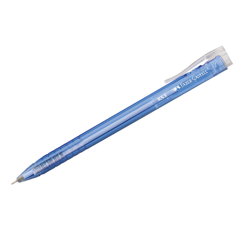 Ручка шариковая автоматическая Faber-Castell "RX5" синяя, 0,5мм