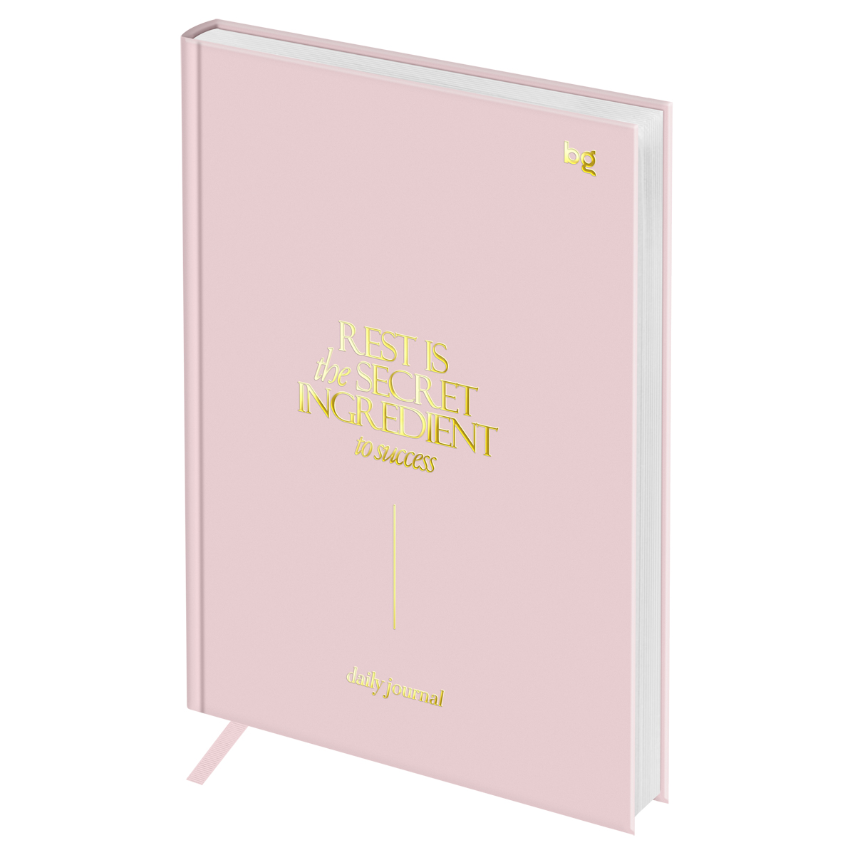 Ежедневник недатированный А5, 136л., 7БЦ, BG "Mindset. Silk", розовый, отд. фольгой, soft touch