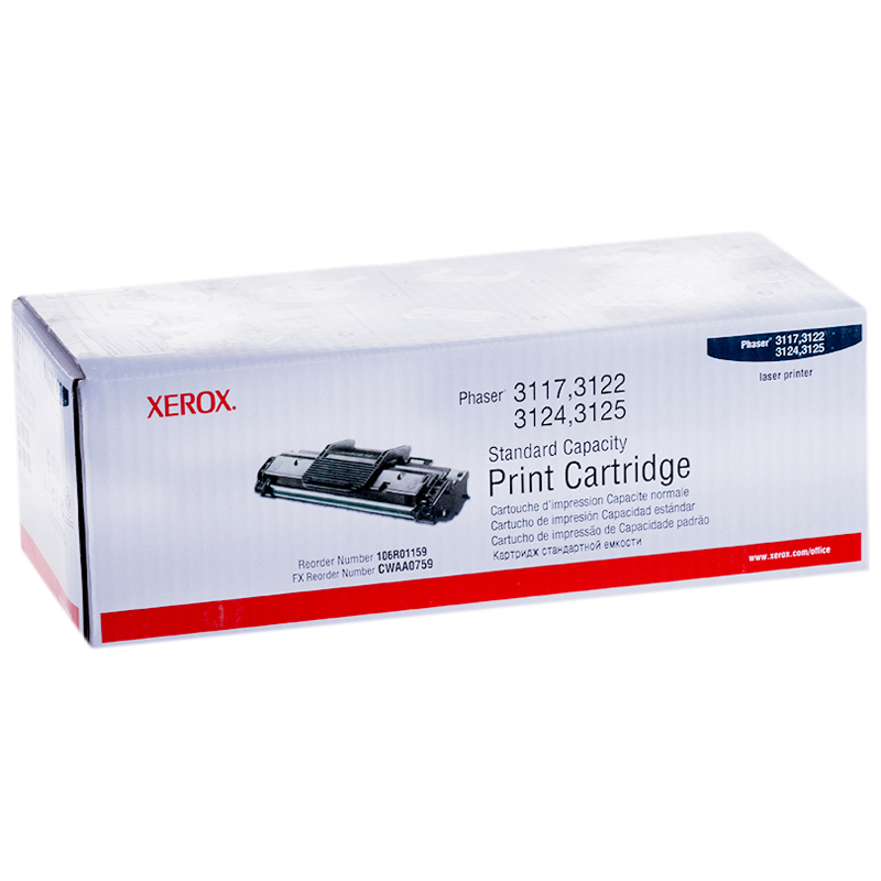 УЦЕНКА-Принт-картридж ориг. Xerox 106R01159 черный для Phaser 3117/3122/3124/3125 (3K)