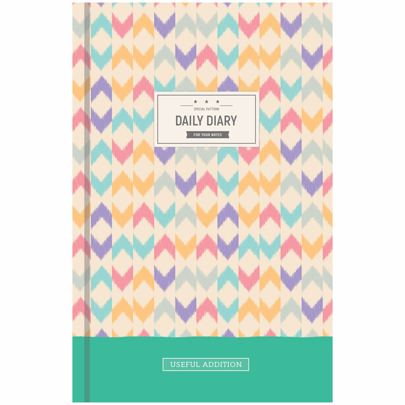 Ежедневник недатир. A5, 160л., 7БЦ OfficeSpace "Узоры. Pattern style"