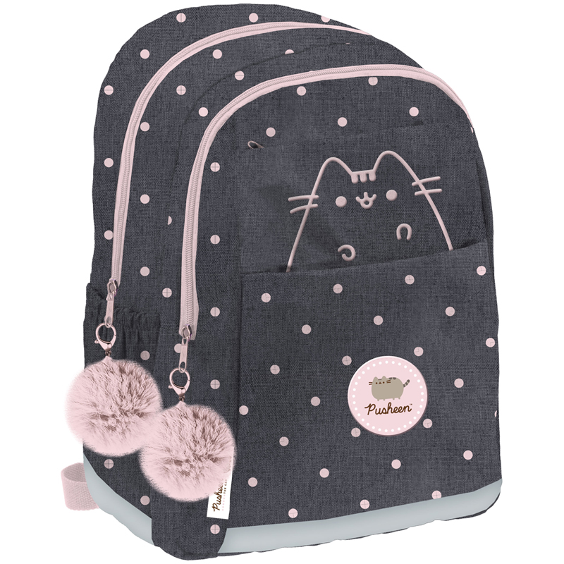 Рюкзак Академия Групп "Pusheen", 29,5*41*20см, 2 отделения, 4 кармана, уплотненная спинка