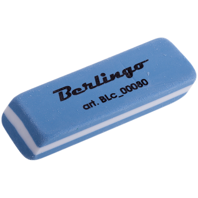 Ластик Berlingo скошенный, термопластичная резина, 55*20*8мм