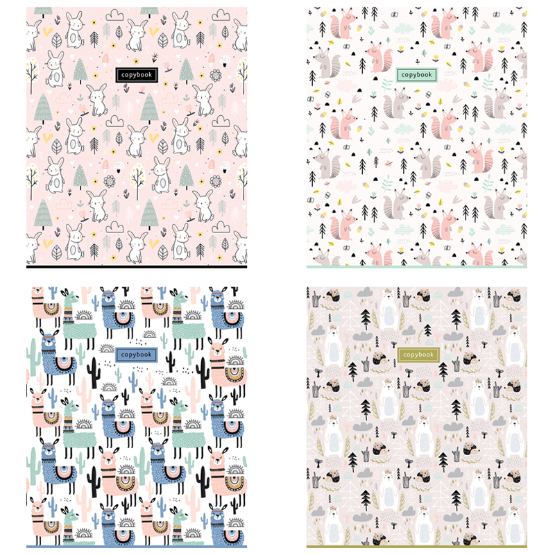 Тетрадь 48л., А5, клетка ArtSpace "Узоры. Cute pattern"