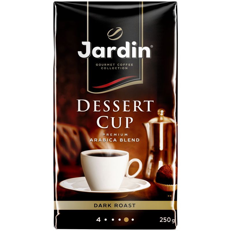 Кофе молотый Jardin "Dessert Cup", вакуумный пакет, 250г