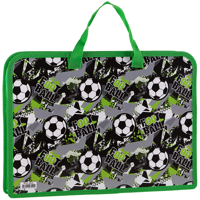 Папка с ручками А4, ArtSpace "Football", печать на пластике