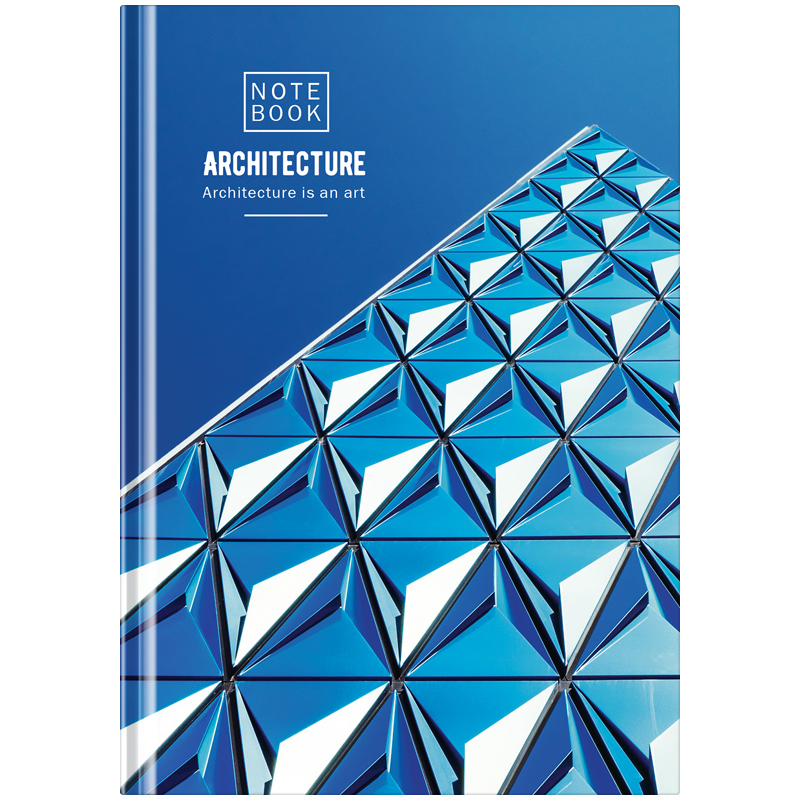 Бизнес-блокнот А5 80л. OfficeSpace "Путешествия. Architecture", глянцевая ламинация
