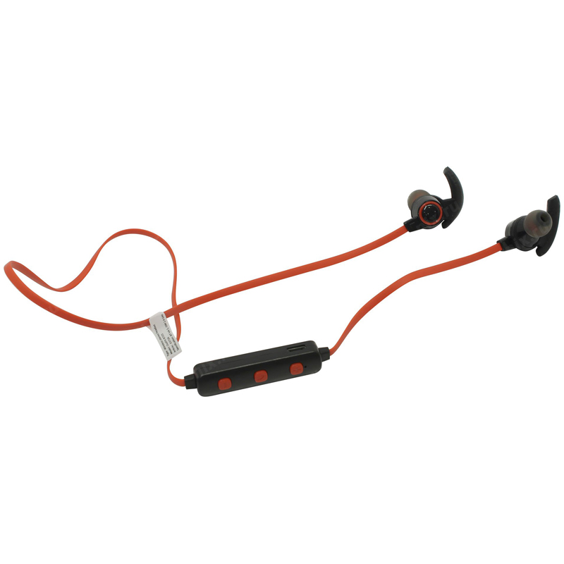 Наушники с микрофоном беспроводные Defender OutFit B725, Bluetooth, красный, черный