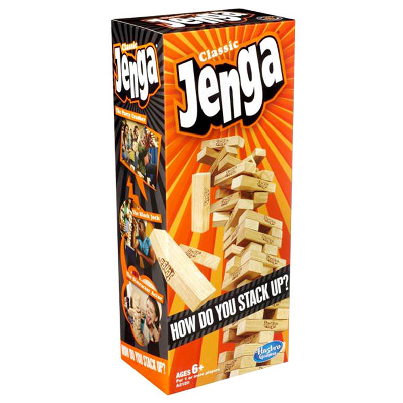 Игра настольная Hasbro "Дженга", картонная коробка