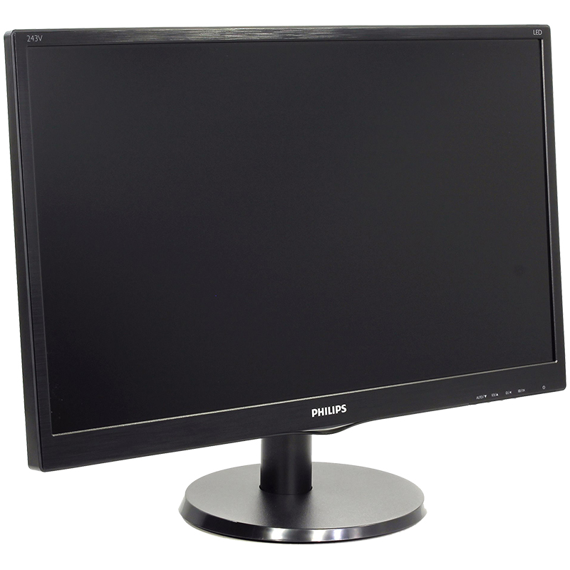 Монитор Philips 23,6" 243V5QHSBA 1920x1080 MVA LED 16:9 8ms VGA, DVI, HDMI 10M:1 178/178 250cd Silve