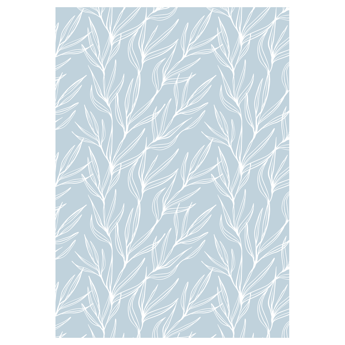 Упаковочная бумага глянц. 70*100см, MESHU "Flowers", 80г/м2