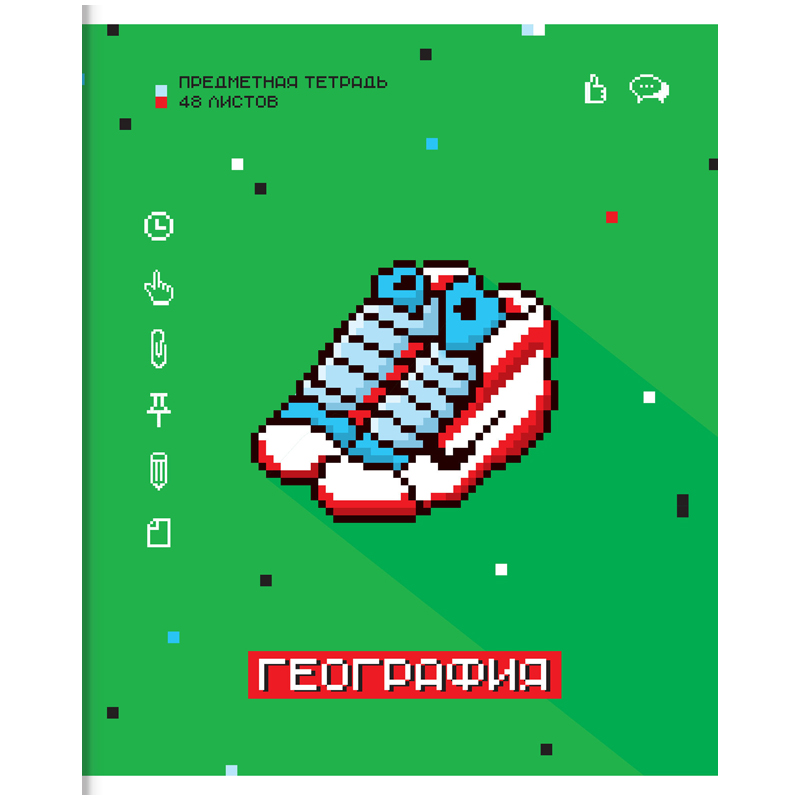 Тетрадь предметная 48л. ArtSpace "My game" - География, ВД-лак