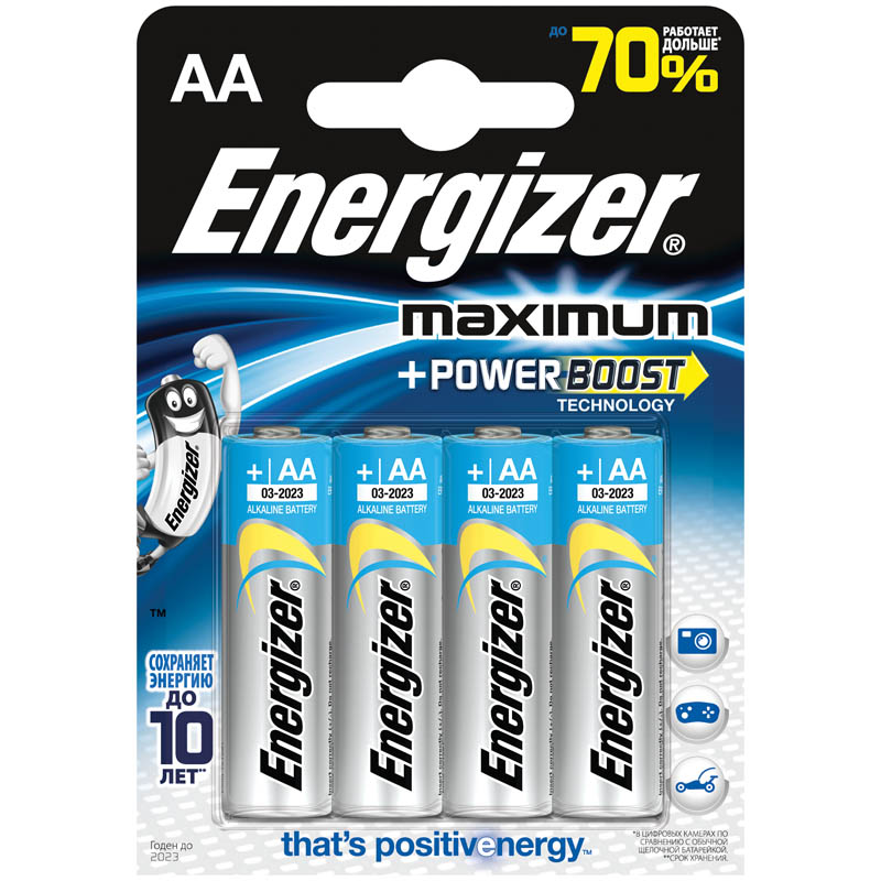 Батарейка LR06 ENERGIZER Maximum LR06 4BL