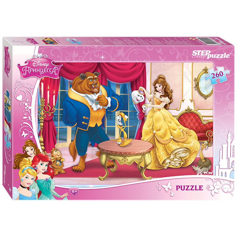 Пазл  260 эл. Step Puzzle "Disney. Красавица и чудовище"