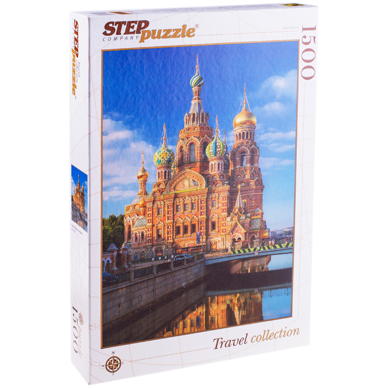 Пазл 1500 эл. Step Puzzle "Travel collection. Храм Спаса на Крови", картонная коробка