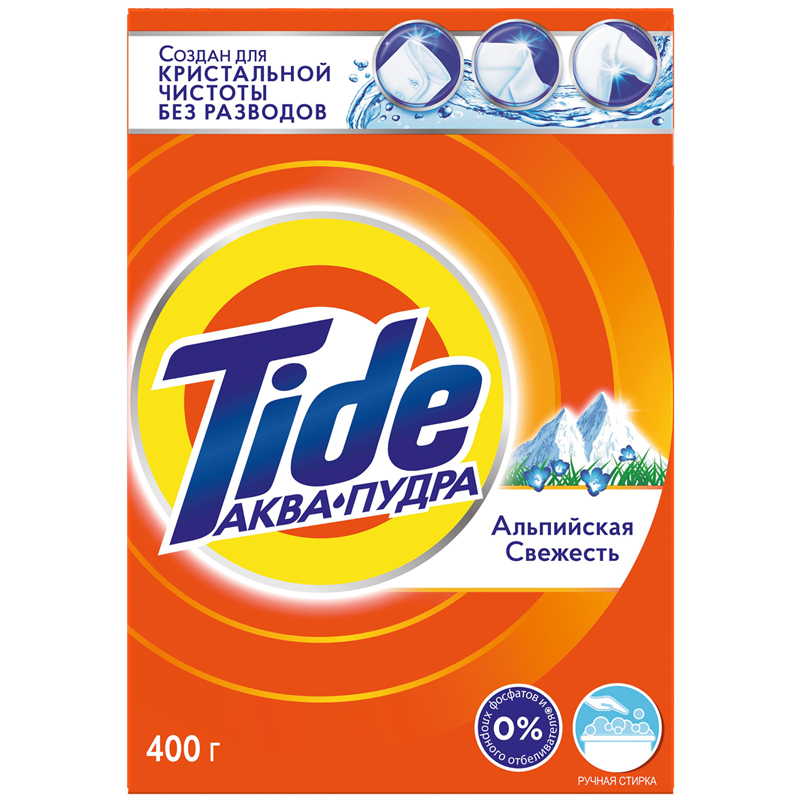 Порошок для ручной стирки Tide "Альпийская свежесть", 400г