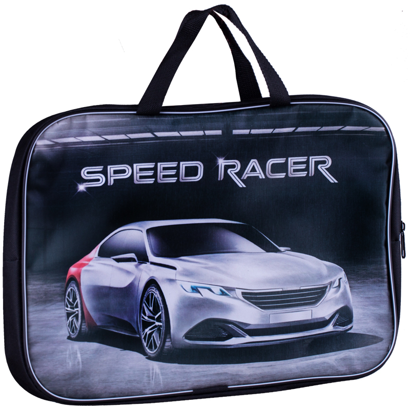 Папка с ручками А4 ArtSpace "Speed racer", полиэстер, 70мм