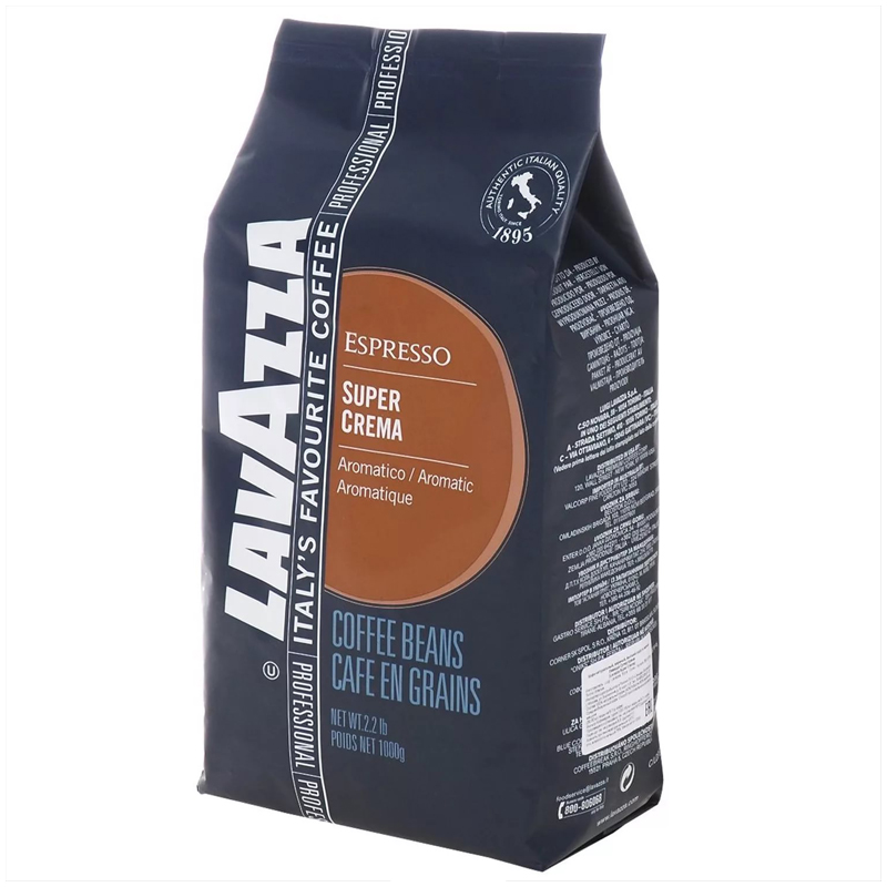 Кофе в зернах Lavazza Super Crema Bag , 1кг