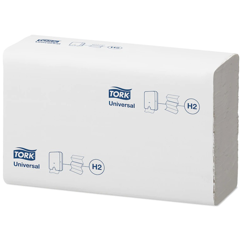 Полотенца бумажные лист. Tork XpressMultifold "Universal"(Z-сл)(Н2), 1-слойные, 250л/пач., 21,3*23,4см, белые
