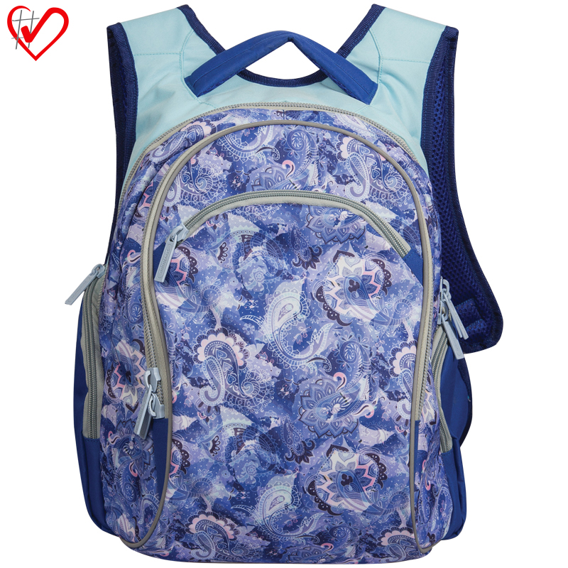 Рюкзак Berlingo Style "Lavender blue" 39*33*23см, 2 отделения, 3 кармана, эргономичная спинка