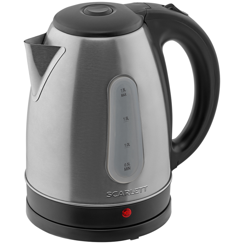 Чайник электрический Scarlett SC-EK21S94, 1,8л, 2200Вт, нержавеющая сталь