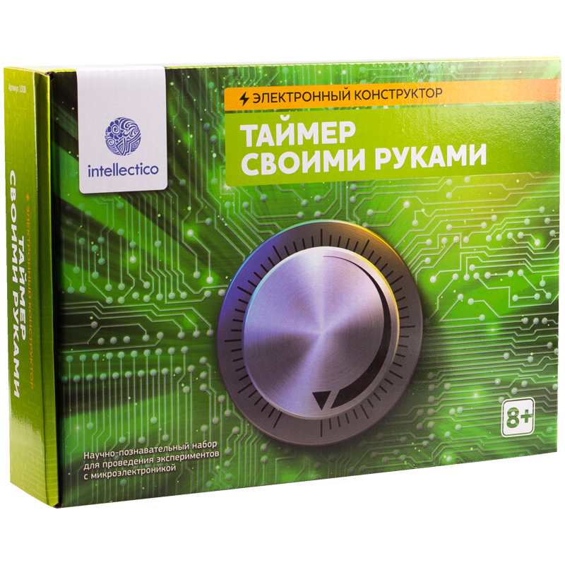 Набор научно-познавательный Intellectico "Электронный конструктор. Таймер своими руками"